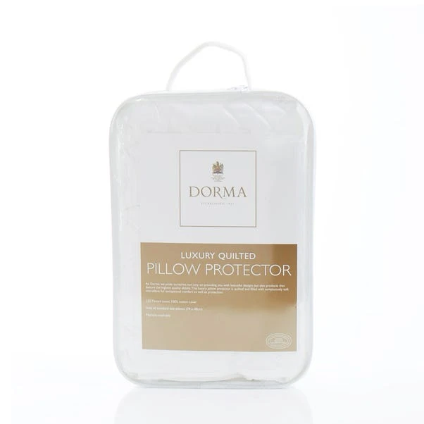 Dorma Pack Of 2 Cotton Pillow Protectors 5 Dorma Pack Of 2 Cotton Pillow Protectors - Image 3