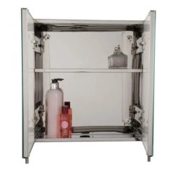 Avon Stainless Steel Double Door Cabinet -Home Furnishing Store 1000098024 alt02