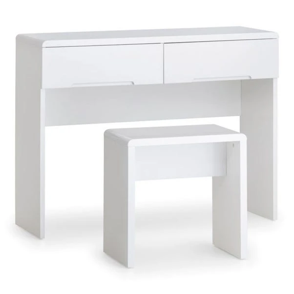 Manhattan Dressing Table Stool, White 4 Manhattan Dressing Table Stool, White - Image 2