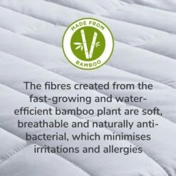 Panda Bamboo Memory Foam Mattress Topper 15 Panda Bamboo Memory Foam Mattress Topper -Home Furnishing Store 1000158919 alt08
