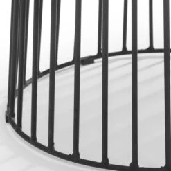 Broadway Round Lamp Table, White Marble Effect -Home Furnishing Store 1000169286 alt03