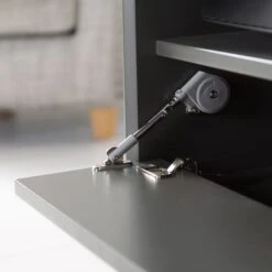 Carbon TV Unit, Black For TVs Up To 55" 9 Carbon TV Unit, Black For TVs Up To 55" -Home Furnishing Store 1000169365 alt03