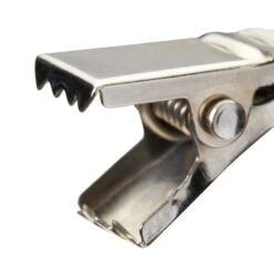 Pack Of 6 Satin Steel Curtain Rings With Clips Dia. 25mm 8 Pack Of 6 Satin Steel Curtain Rings With Clips Dia. 25mm -Home Furnishing Store 1000182937 alt02