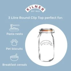Kilner 3 Litre Round Clip Top Jar -Home Furnishing Store 30072558 alt01