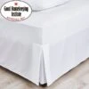 Non Iron Plain Dye White Fitted Valance Sheet 2 Non Iron Plain Dye White Fitted Valance Sheet -Home Furnishing Store 30145710