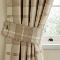 Highland Check Tiebacks 7 Highland Check Tiebacks -Home Furnishing Store 30179564