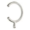 Pack Of 6 Lined 28mm Bay Pole Passover Curtain Rings