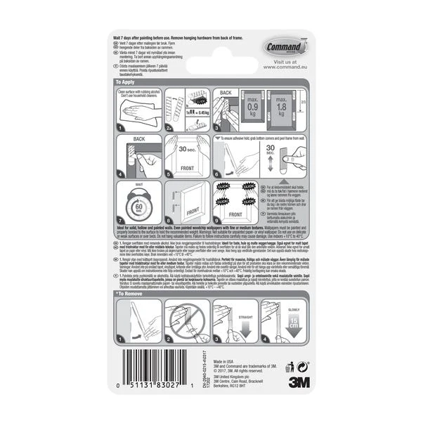 Command Small Picture Hanging Strips 4 Command Small Picture Hanging Strips - Image 2