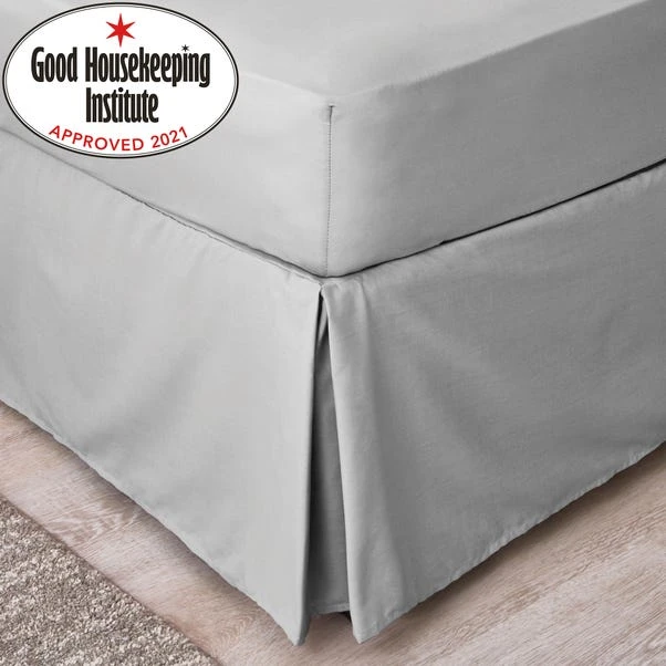 Non Iron Plain Dye Slate Grey Valance 3 Non Iron Plain Dye Slate Grey Valance