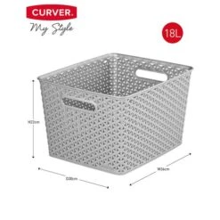 Curver Plastic Storage Basket 38 Curver Plastic Storage Basket -Home Furnishing Store 30271756 alt03