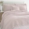 Lace Edge Blush Bedspread 1 Lace Edge Blush Bedspread -Home Furnishing Store 30274756