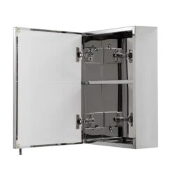 Avon Stainless Steel Single Door Cabinet -Home Furnishing Store 30300613 alt04