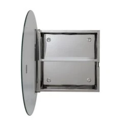 Severn Circular Stainless Steel Cabinet 14 Severn Circular Stainless Steel Cabinet -Home Furnishing Store 30300619 alt02