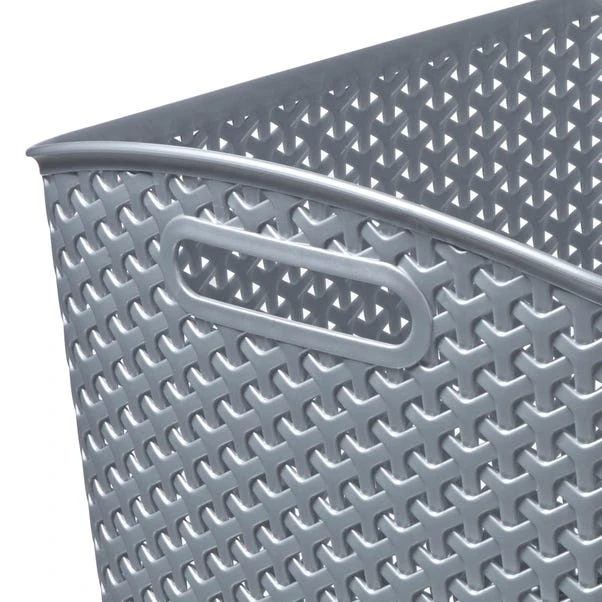 Curver Plastic Storage Basket 5 Curver Plastic Storage Basket - Image 3