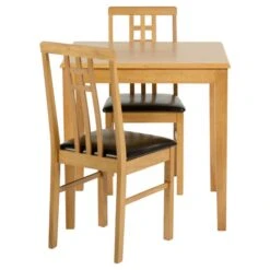 Vienna 2 Seater Square Dining Table With 2 Chairs -Home Furnishing Store 30359258 alt03