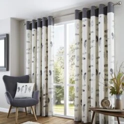 Fusion Idaho Feather Eyelet Curtains -Home Furnishing Store 30415286 alt01