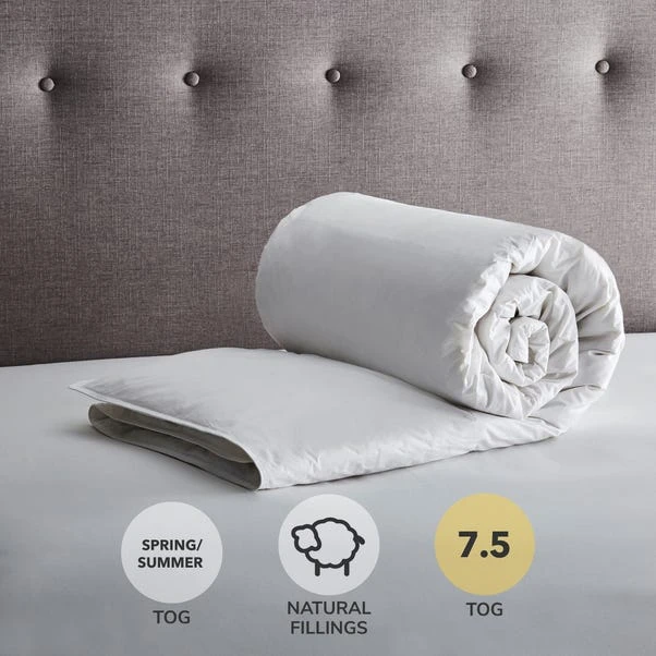 Fogarty White Goose Feather And Down 7.5 Tog Duvet 8 Fogarty White Goose Feather And Down 7.5 Tog Duvet - Image 6
