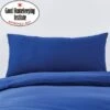 Non Iron Navy Body Pillowcase -Home Furnishing Store 30564998