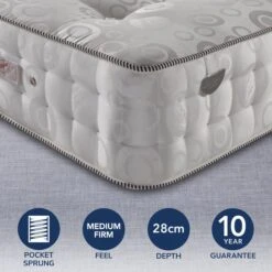 Pocketo Medium Firm 3000 Pocket Sprung Mattress