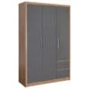 Seville Triple 2 Drawer Wardrobe 1 Seville Triple 2 Drawer Wardrobe -Home Furnishing Store 30606992