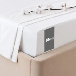 Dorma Smooth & Soft 300 Thread Count Cotton Sateen Fitted Sheet 40 Dorma Smooth & Soft 300 Thread Count Cotton Sateen Fitted Sheet -Home Furnishing Store 30624204 alt01