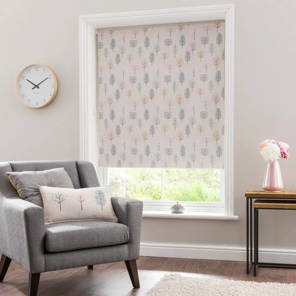 Sweet Trees Pink Blackout Roller Blind 13 Sweet Trees Pink Blackout Roller Blind - Image 11