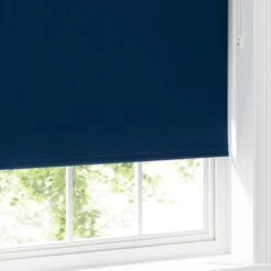 Navy Blackout Moisture Resistant Roller Blind 8 Navy Blackout Moisture Resistant Roller Blind -Home Furnishing Store 30652025 alt04