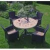 Byron Manor Montpellier Stockholm Black 4 Seat Dining Set 2 Byron Manor Montpellier Stockholm Black 4 Seat Dining Set -Home Furnishing Store 30653266