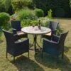 Byron Manor Monterey Stockholm Black 4 Seat Dining Set 1 Byron Manor Monterey Stockholm Black 4 Seat Dining Set -Home Furnishing Store 30653267