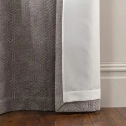 Abstract Chenille Eyelet Curtains -Home Furnishing Store 30668138 alt06