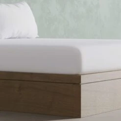 Panda Bamboo White Fitted Sheet -Home Furnishing Store 30677549