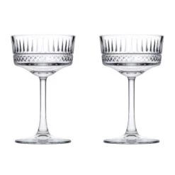 Set Of 2 Elysia Champagne Coupes
