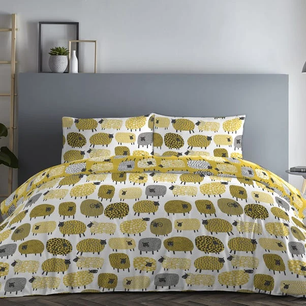 Fusion Dotty Sheep Duvet Cover & Pillowcase Set 4 Fusion Dotty Sheep Duvet Cover & Pillowcase Set - Image 2