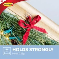 Command Medium Mini Clear Hooks And Strips Pack -Home Furnishing Store 30721424 alt03