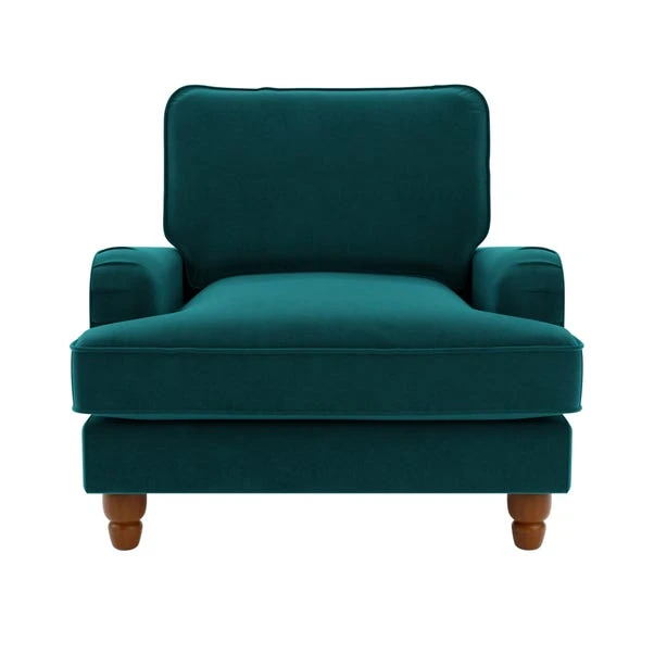 Beatrice Armchair, Matte Velvet 4 Beatrice Armchair, Matte Velvet - Image 2