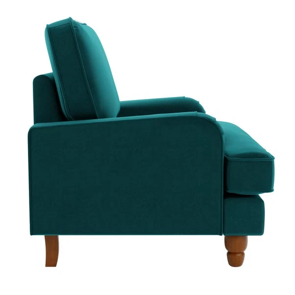 Beatrice Armchair, Matte Velvet 6 Beatrice Armchair, Matte Velvet - Image 4