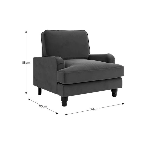 Beatrice Armchair, Matte Velvet 10 Beatrice Armchair, Matte Velvet - Image 8