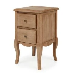 Giselle 2 Drawer Bedside Table, Mango Wood 10 Giselle 2 Drawer Bedside Table, Mango Wood -Home Furnishing Store 30727655 alt02