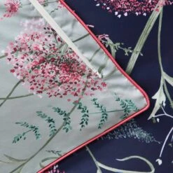 Dorma Winter Garden Navy 100% Cotton Oxford Pillowcase Pair -Home Furnishing Store 30729455 alt02