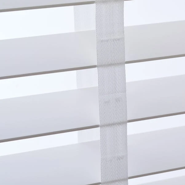 White 63mm Hardwood Venetian Blind 11 White 63mm Hardwood Venetian Blind - Image 9