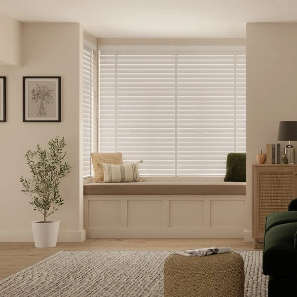 White 63mm Hardwood Venetian Blind 3 White 63mm Hardwood Venetian Blind