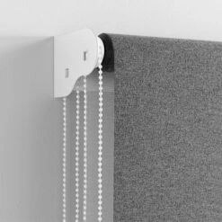 Luna Grey Blackout And Pollen Reducing Double Roller Blind 31 Luna Grey Blackout And Pollen Reducing Double Roller Blind -Home Furnishing Store 30731927 alt04