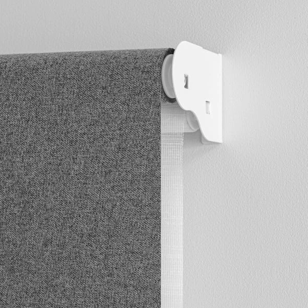 Luna Grey Blackout And Pollen Reducing Double Roller Blind 7 Luna Grey Blackout And Pollen Reducing Double Roller Blind - Image 5