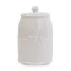 White Hearts Tea Canister 1 White Hearts Tea Canister -Home Furnishing Store 30737432