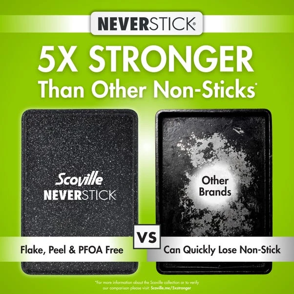 Neverstick Non-stick Aluminium Baking Tray, 31cm 4 Neverstick Non-stick Aluminium Baking Tray, 31cm - Image 2