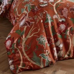 Paoletti Botanist Rust 100% Cotton Reversible Duvet Cover And Pillowcase Set 13 Paoletti Botanist Rust 100% Cotton Reversible Duvet Cover And Pillowcase Set -Home Furnishing Store 30746991 alt04