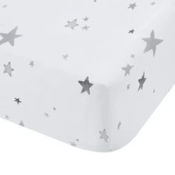 Bianca Fine Linens Stars 100% Cotton Fitted Sheet 8 Bianca Fine Linens Stars 100% Cotton Fitted Sheet -Home Furnishing Store 30747460 alt02