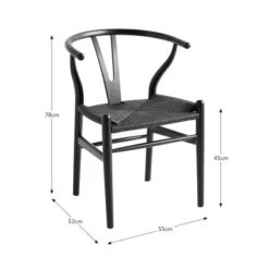 Lara Wishbone Dining Chair, Beech Wood 23 Lara Wishbone Dining Chair, Beech Wood -Home Furnishing Store 30751681 alt09