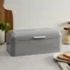Retro Bread Bin Grey -Home Furnishing Store 30752131