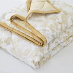 Dorma Daylesford Yellow 100% Cotton Bedspread 10 Dorma Daylesford Yellow 100% Cotton Bedspread -Home Furnishing Store 30752385 alt02